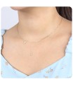 Silver Necklace SPE-5601-GP